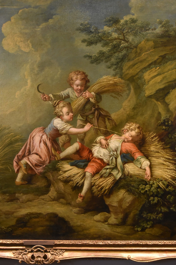 Game Of Children (allegory Of Summer), Etienne Jeaurat (vermenton 1699 - Versailles 1789)