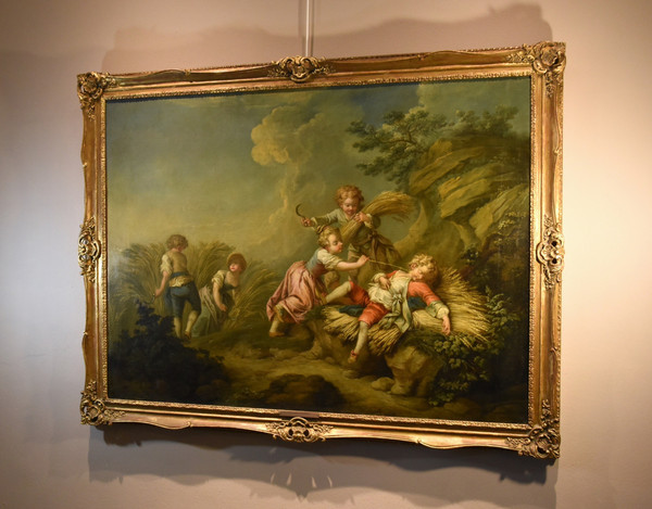 Game Of Children (allegory Of Summer), Etienne Jeaurat (vermenton 1699 - Versailles 1789)