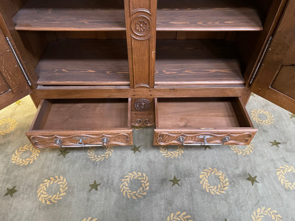 Rustic Solid Oak Wardrobe