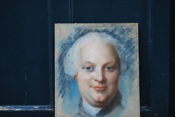 Portrait De Charles Jacques Collin  XVIIIème d'Après Quentin La Tour