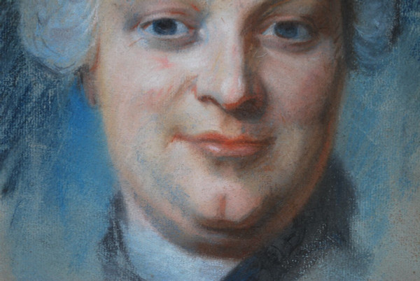 Portrait De Charles Jacques Collin  XVIIIème d'Après Quentin La Tour