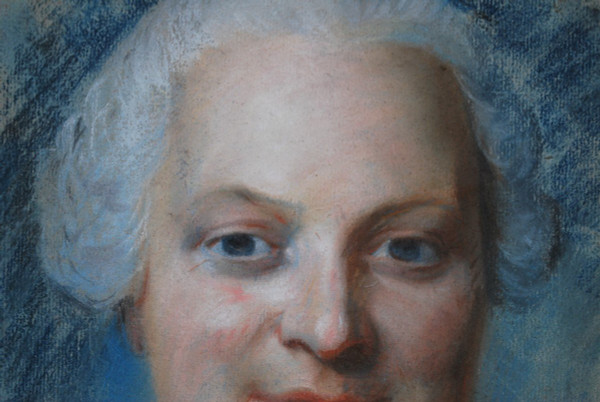 Portrait De Charles Jacques Collin  XVIIIème d'Après Quentin La Tour