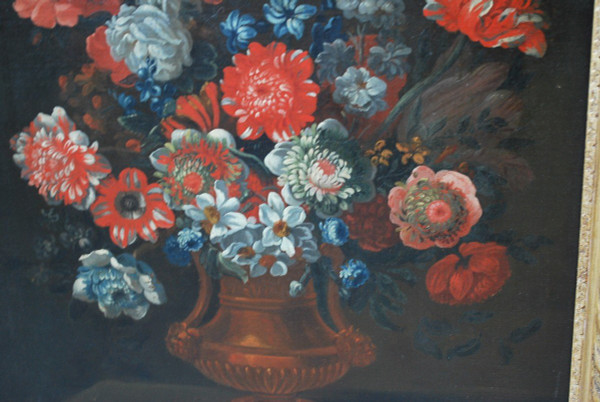 Due mazzi di fiori Natura morta Inizio XVIII secolo Jean Baptiste Dubisson