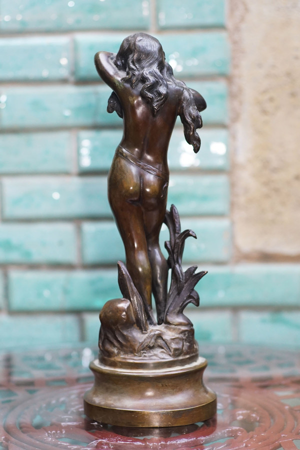 Auguste MOREAU, "MUTINERIE" & "TAQUINERIE". Paire de bronzes.