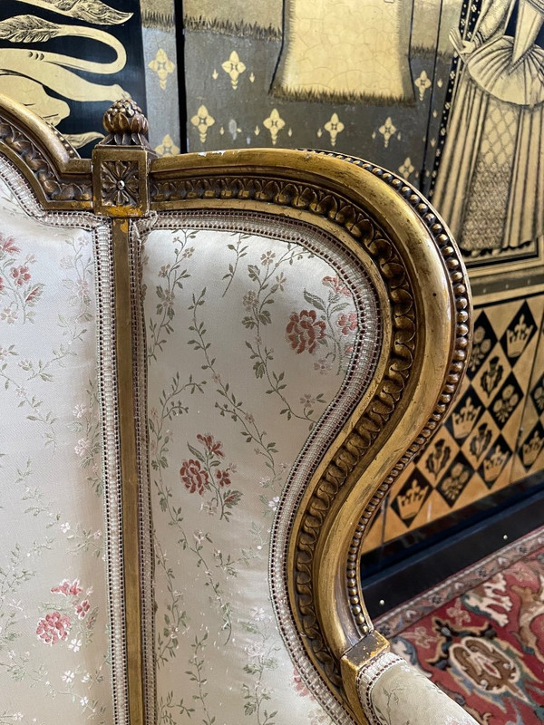 Louis XVI style Bergère à Oreilles