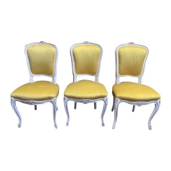 Suite Of 3 Louis XV Style Chairs