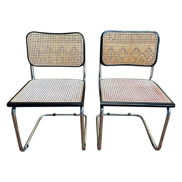 Pair Of Marcel Breuer B32 Chairs