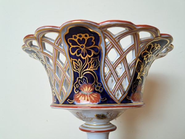 Porcelaine De Bayeux , Coupe Ajouré , XIX°.