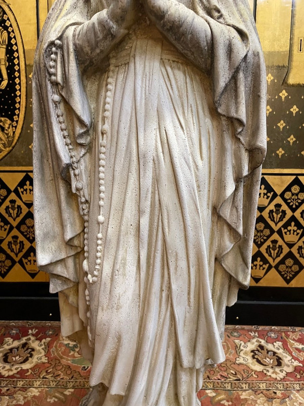 Statua in Pietra Ricostruita “Notre Dame De Lourde”