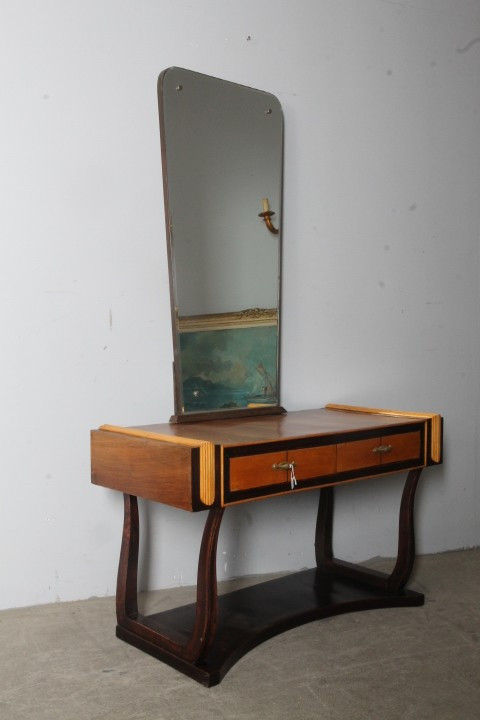 Ancient toilet - art deco console toilet from the 40s - 50s, Milan, unique design