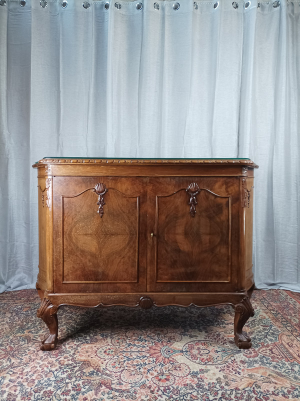 Chippendale English sideboard in mahogany Jellinek Paris