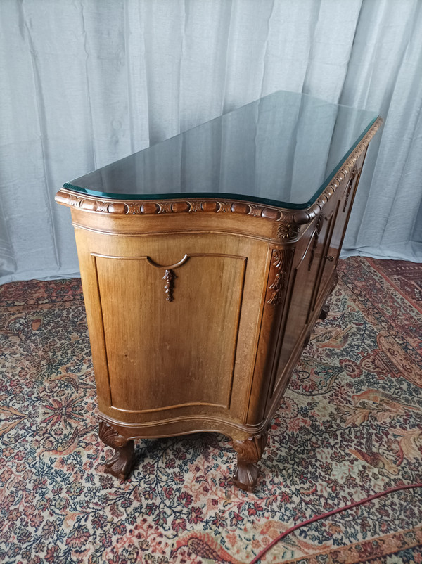 Chippendale English sideboard in mahogany Jellinek Paris