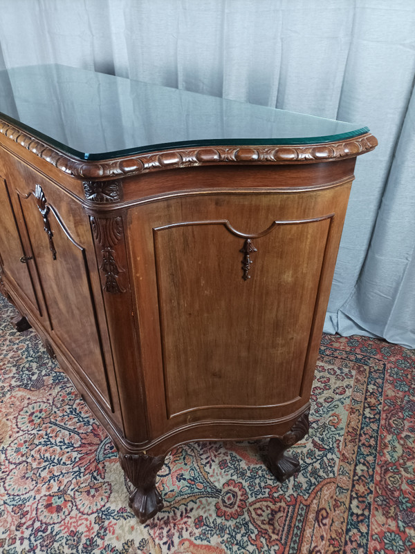 Chippendale English sideboard in mahogany Jellinek Paris