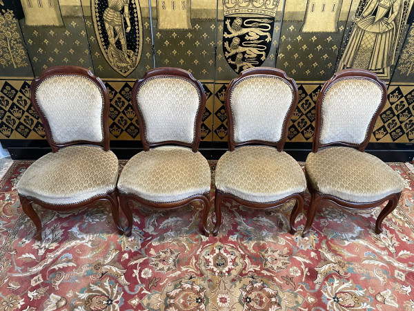 Suite Of 4 Louis Philippe Mahogany Chairs