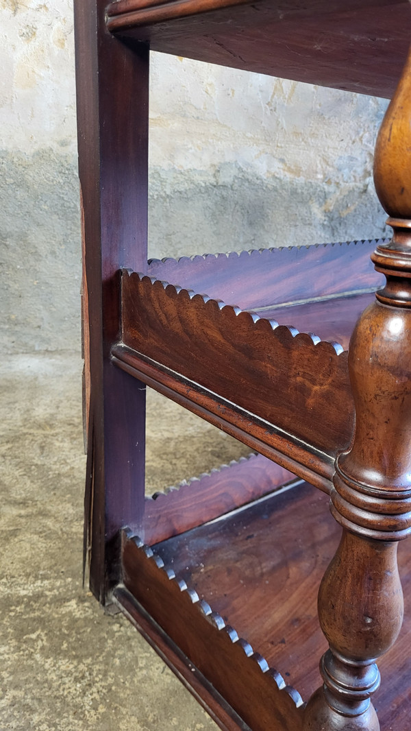 Mahogany wall shelf - 19th century