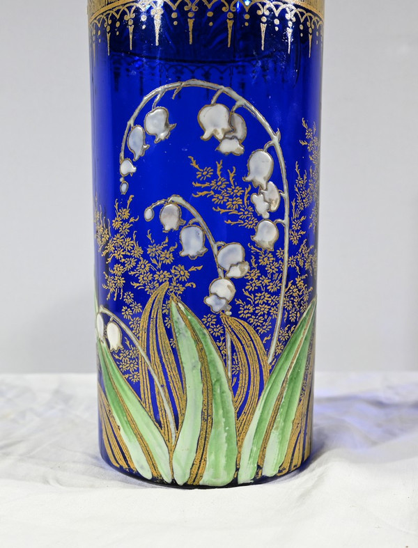 Pair of Legras Vases “Les Muguets”, Art Nouveau – Late 19th Century