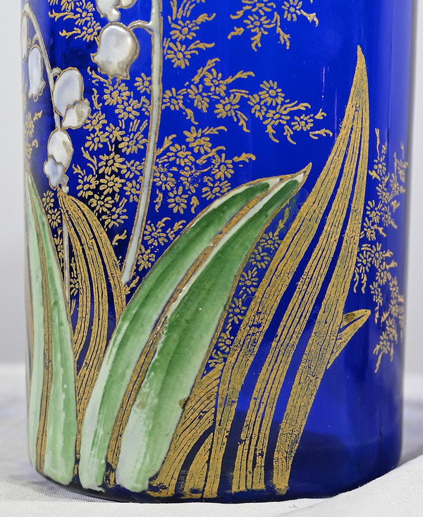 Pair of Legras Vases “Les Muguets”, Art Nouveau – Late 19th Century