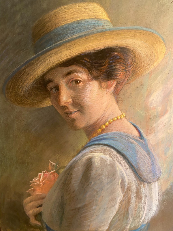 Portrait of a woman from 1918