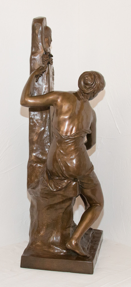 Bronze „Le Souvenir“, signiert E Picault, Ende des 19. Jahrhunderts