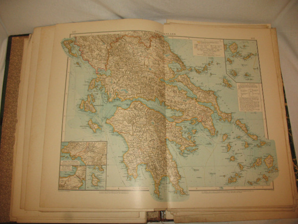 Handatlas de Andrees Raccolta di mappe in lingua tedesca Atlas del 1899