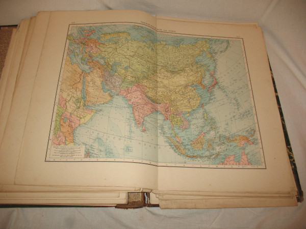 Handatlas de Andrees Raccolta di mappe in lingua tedesca Atlas del 1899