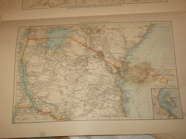 Handatlas de Andrees Raccolta di mappe in lingua tedesca Atlas del 1899