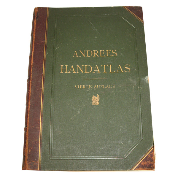 Handatlas de Andrees Raccolta di mappe in lingua tedesca Atlas del 1899