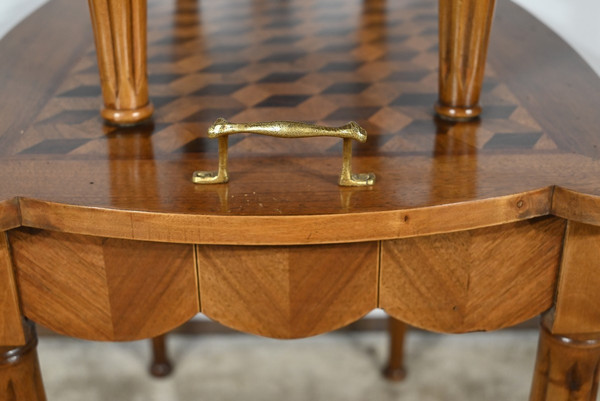 Walnut and Rosewood Marquetry Service Table – 1940