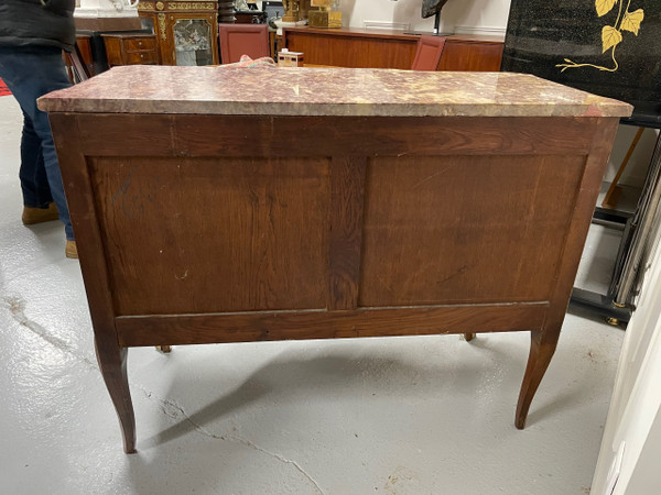 Transition Style Commode In Marquetry With Musical Instruments