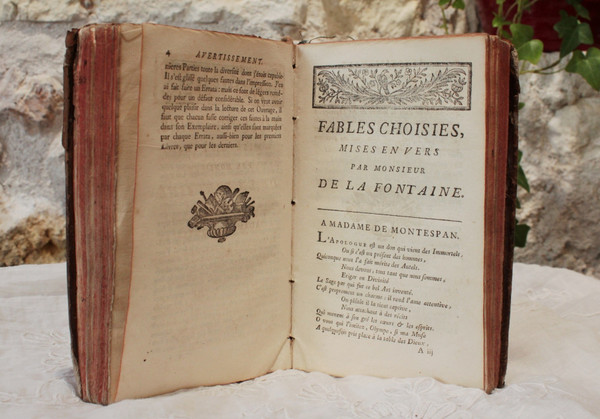 Livre des Fables de la Fontaine édition de 1759