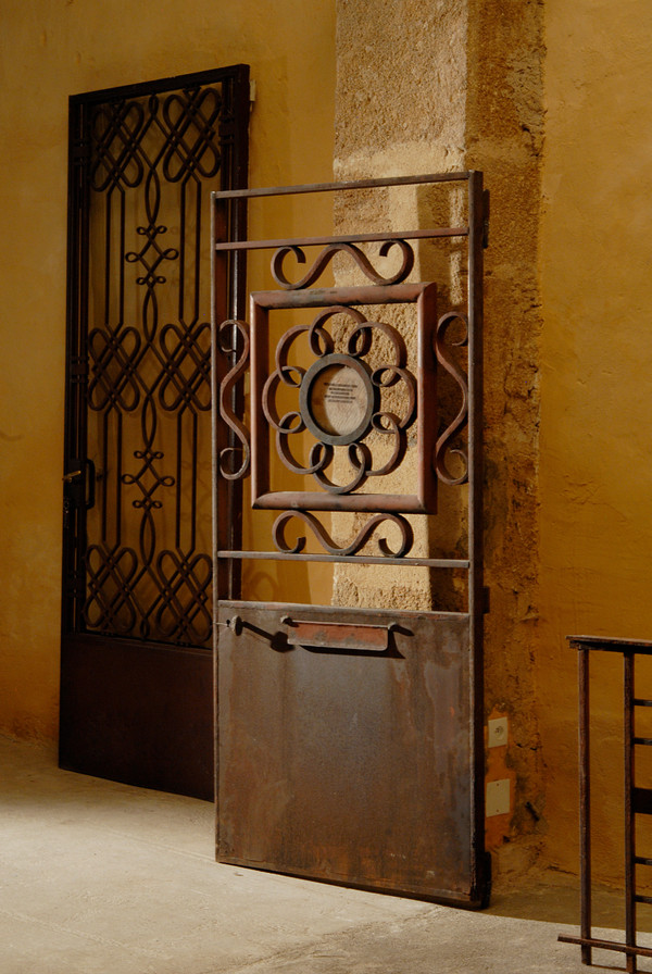 Large Art Deco gate and grille set