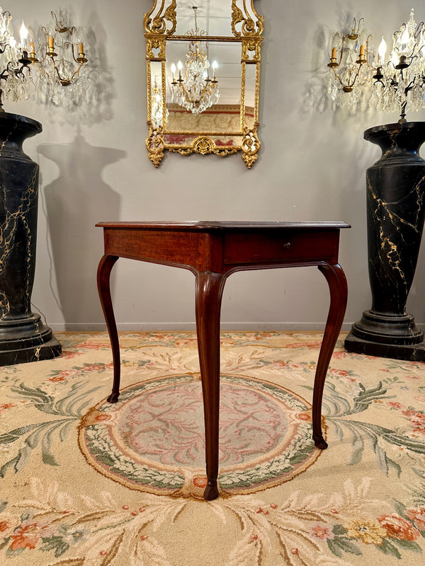 Louis XV period walnut writing table circa 1750