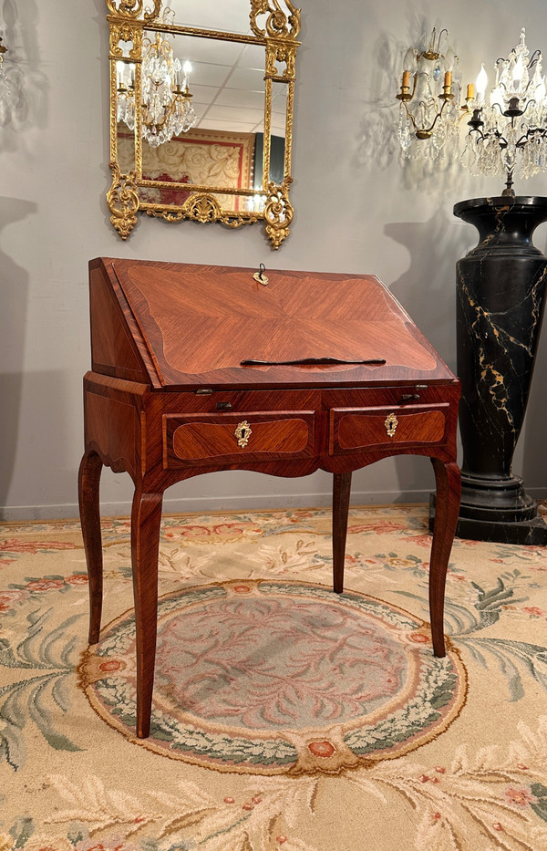 Louis XV inlaid sloping desk circa 1750