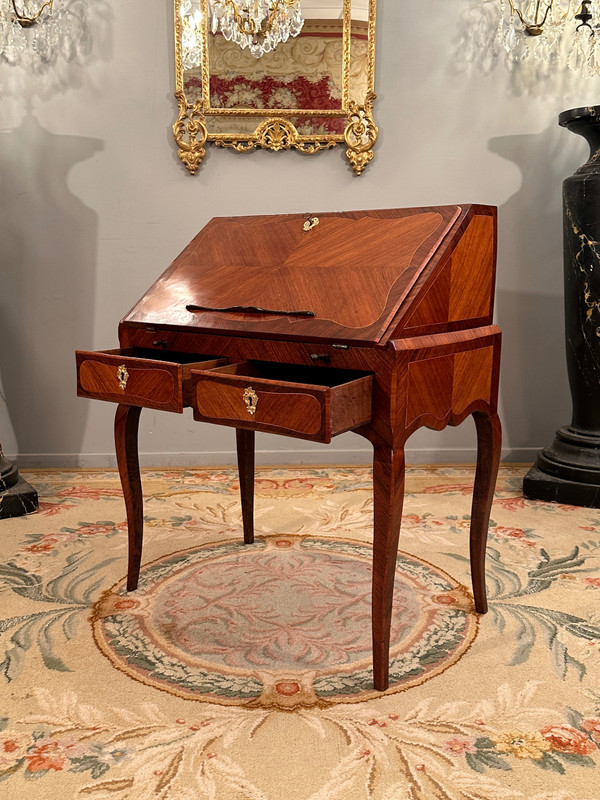 Louis XV inlaid sloping desk circa 1750