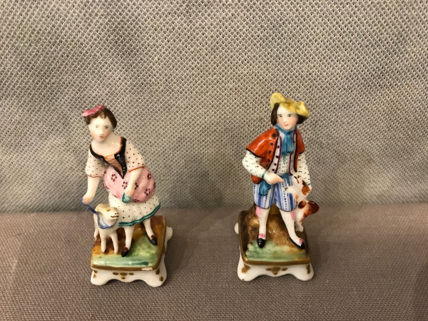 Two charming porcelain figures from the 19th century