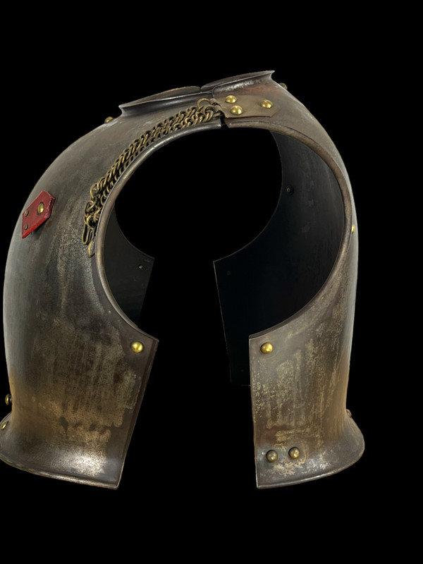 CUIRASSE DE CUIRASSIER EN TÔLE DE FER / MANUFURE D'ARMES DE CHATLT 1831