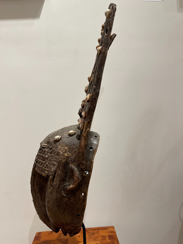 „Ntomo“-Maske mit sieben Zähnen – Bamana-Bevölkerung, Mali, 1930-1940