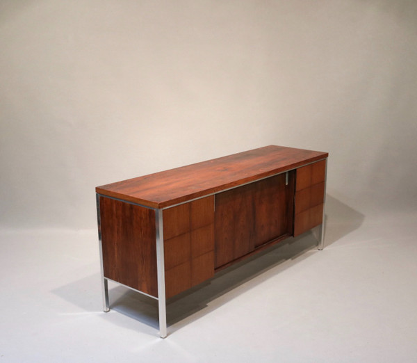 Enfilade buffet Palissandre 1960 1970 Osvaldo Borsani