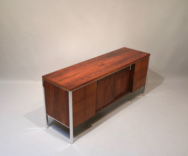 Enfilade buffet Palissandre 1960 1970 Osvaldo Borsani