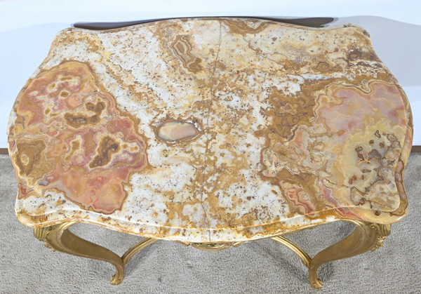 Small Middle Table in Golden Wood, Louis XV style – Late 19th century