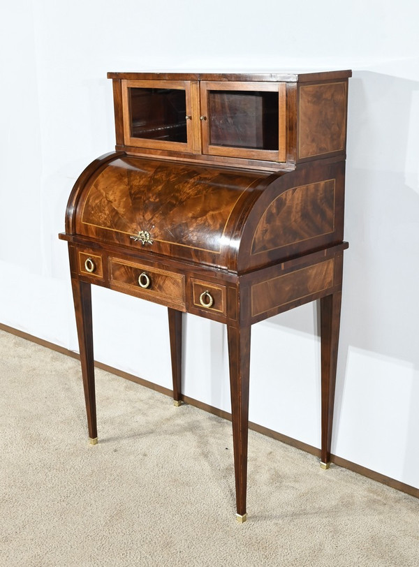 Petit Bureau Bonheur du Jour en Acajou, style Louis XVI/Directoire – Début XXe