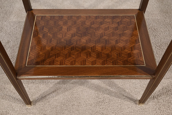 Small Mahogany Living Room Table, Directoire taste – Early 20th century