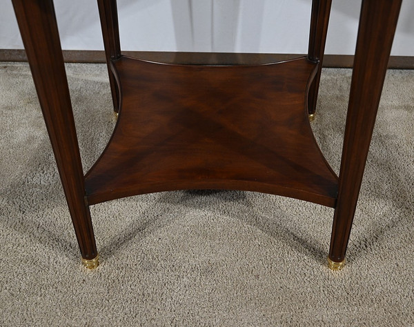 Mahogany Bouillotte Table, Louis XVI style – Late 19th century