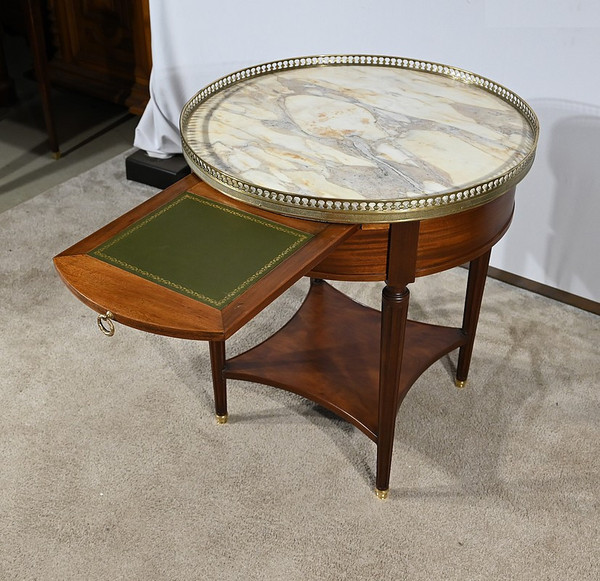 Mahogany Bouillotte Table, Louis XVI style – Late 19th century