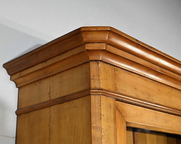 Small Buffet Two-body bookcase in solid cherry wood – 1900