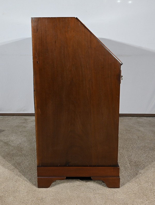 Scribanne chest of drawers in solid mahogany, Georgian period, England – 18th century