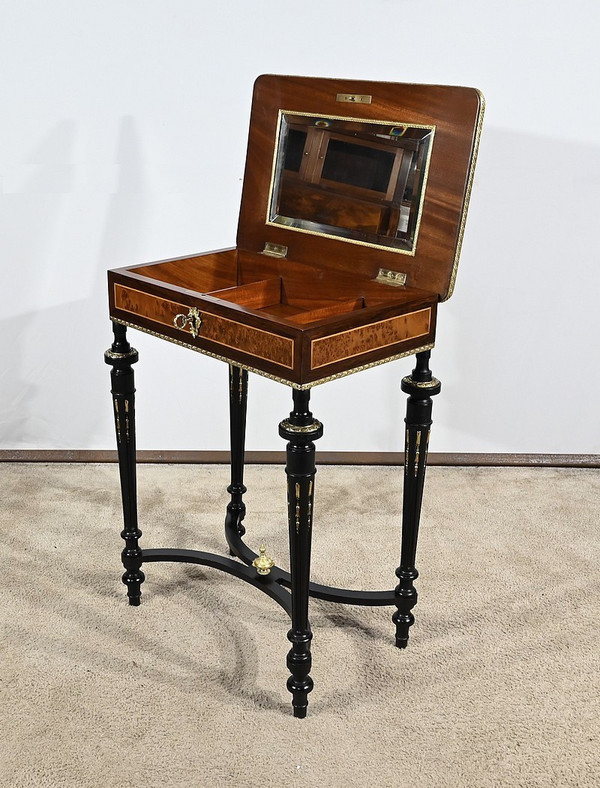 Small Louis XVI style living room table, Napoleon III period – Mid 19th century