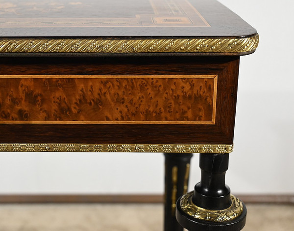 Small Louis XVI style living room table, Napoleon III period – Mid 19th century