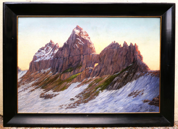 Elsa KÖBERLÉ, Idealized view of Gross Spannort in Switzerland