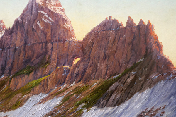 Elsa KÖBERLÉ, Idealized view of Gross Spannort in Switzerland